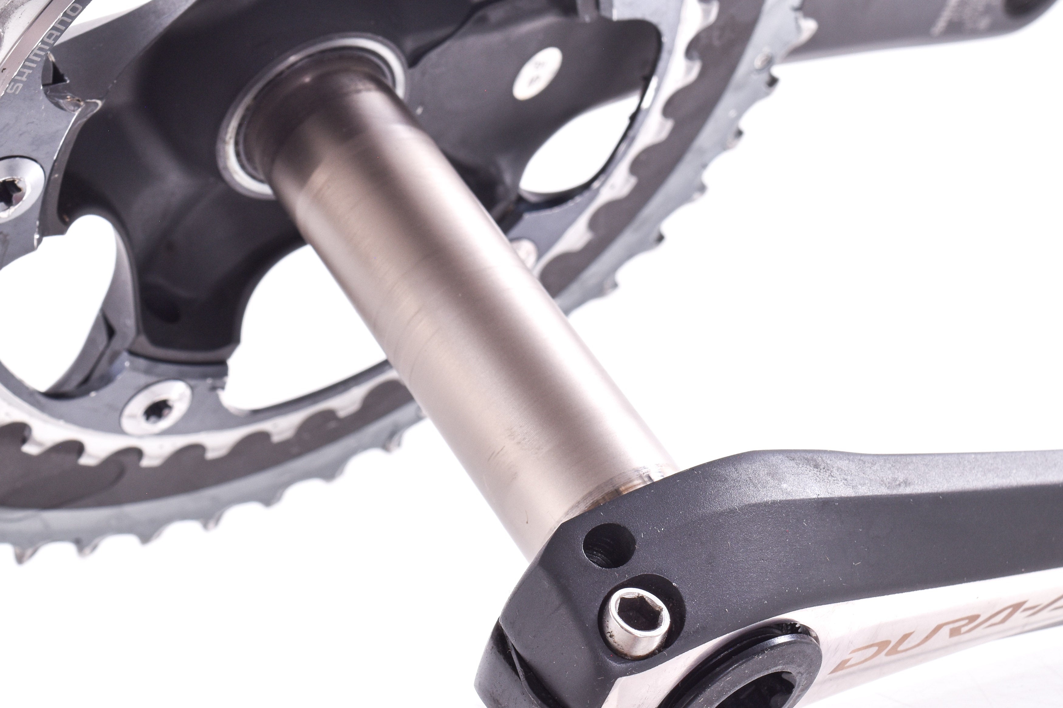 SHIMANO - シマノ デュラエース FC-7950 170mm 50-34T BB付き USED Shimano Dura-Ace FC-7950 50/34T 175mm Compact Crankset