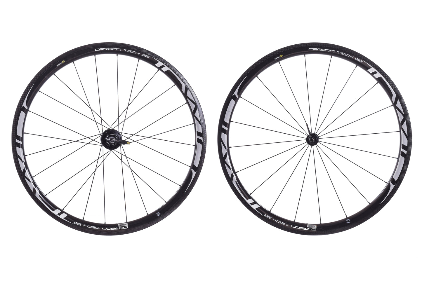 USED Irwin Carbon Tech 38 Carbon Wheelset 700c Rim Brake QR Shimano HG 11