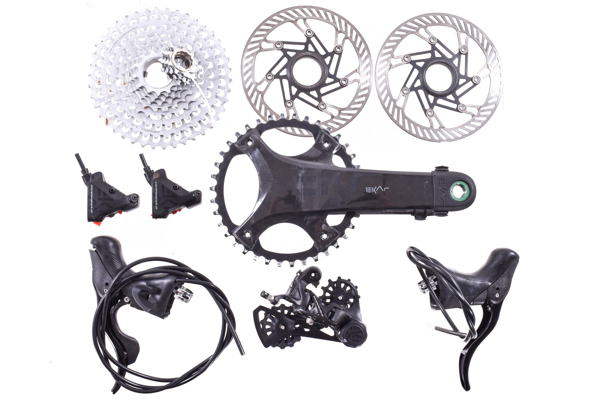 USED Campagnolo Ekar Road/Gravel Groupset 1x13 speed Carbon Cr