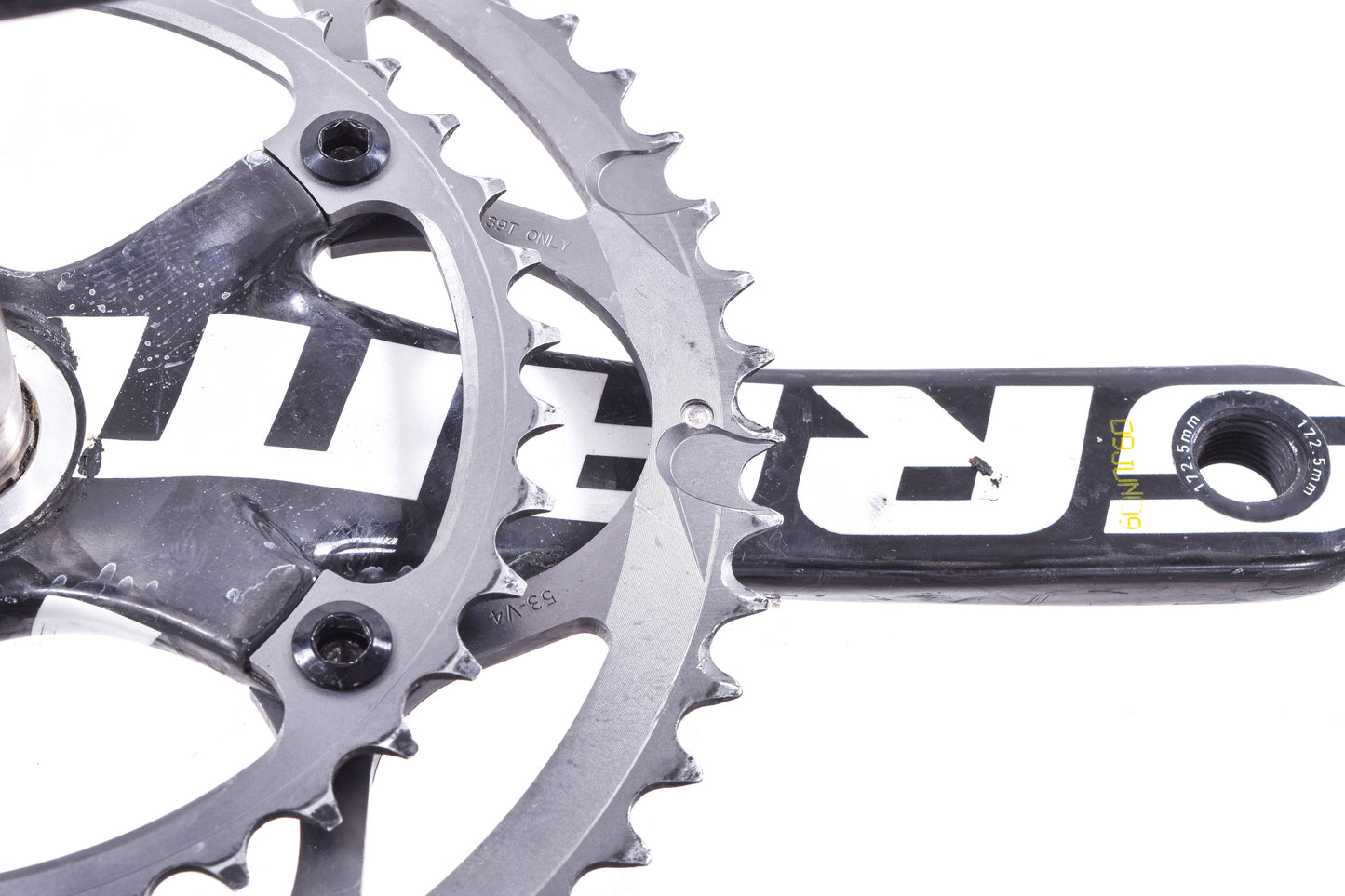 USED SRAM Force GXP Carbon Crankset 172.5mm 130BCD 53/39T 10 speed