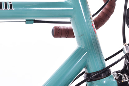 USED Bianchi Vigorelli 53cm Reynolds 631 Steel Road Bike Shimano 2x8 speed Rim Brake Celeste
