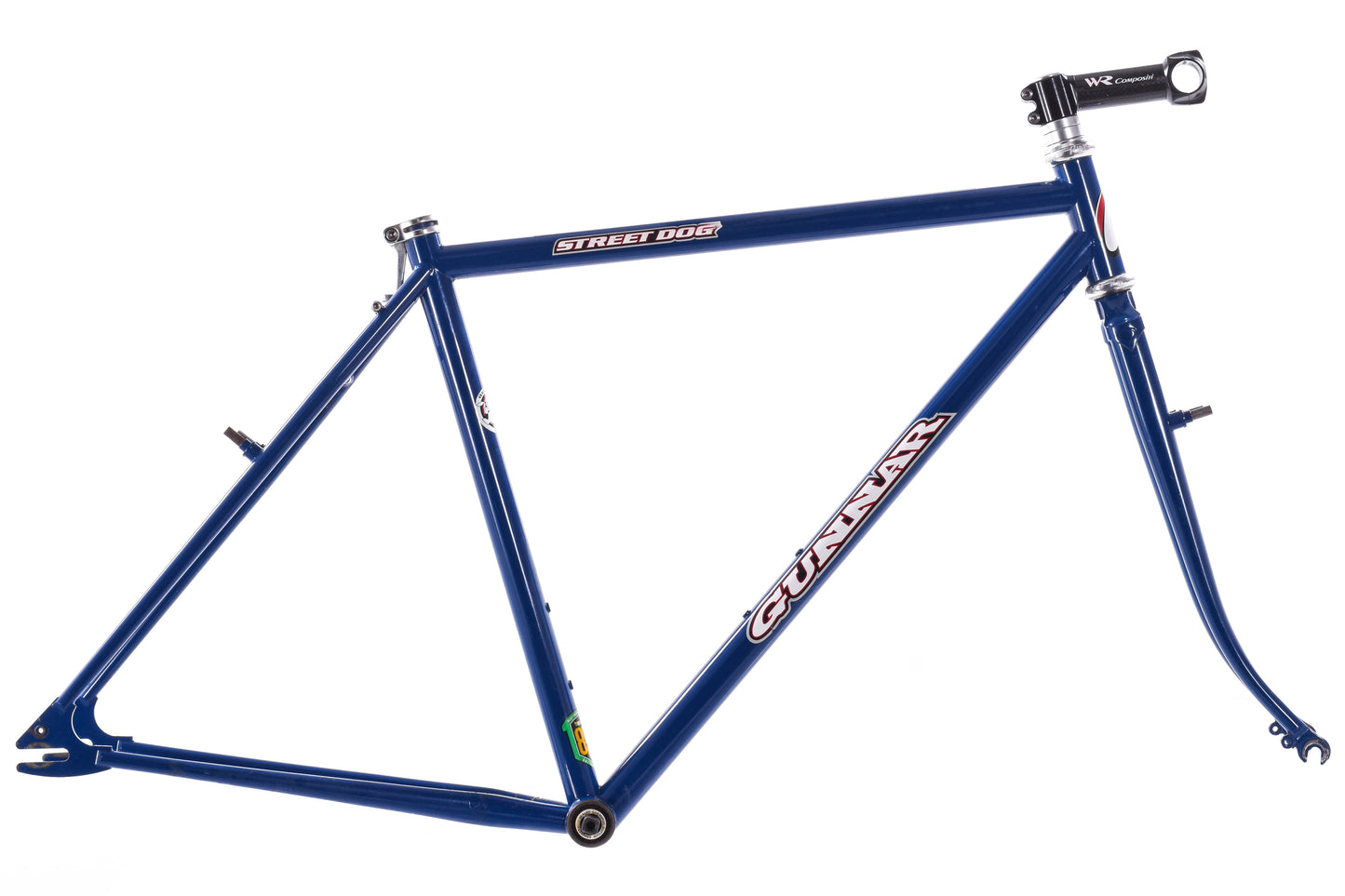 USED Gunnar Street Dog Reynolds 853 Small Canti/V-Brake Single Speed Frame w/ King Headset and BB