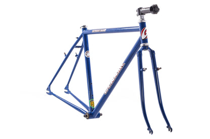 USED Gunnar Street Dog Reynolds 853 Small Canti/V-Brake Single Speed Frame w/ King Headset and BB