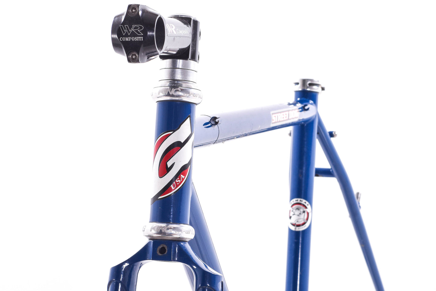 USED Gunnar Street Dog Reynolds 853 Small Canti/V-Brake Single Speed Frame w/ King Headset and BB