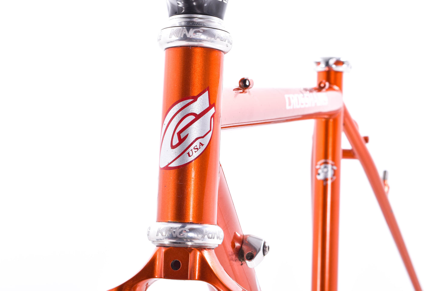 USED Gunnar Crosshairs Steel Frame Small Canti/Rim Brake w/ Chris King Headset Made in USA Waterford Cyclocross Gravel Touring