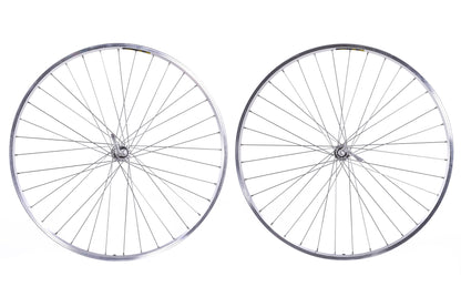 NEW Mavic A119 700C Rim Brake Wheelset w/ Shimano Deore XT Quick Release Hubs Silver 8/9/10s HG