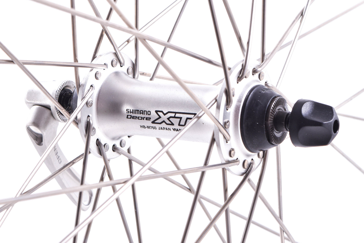 NEW Mavic A119 700C Rim Brake Wheelset w/ Shimano Deore XT Quick Release Hubs Silver 8/9/10s HG