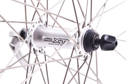 NEW Mavic A119 700C Rim Brake Wheelset w/ Shimano Deore XT Quick Release Hubs Silver 8/9/10s HG