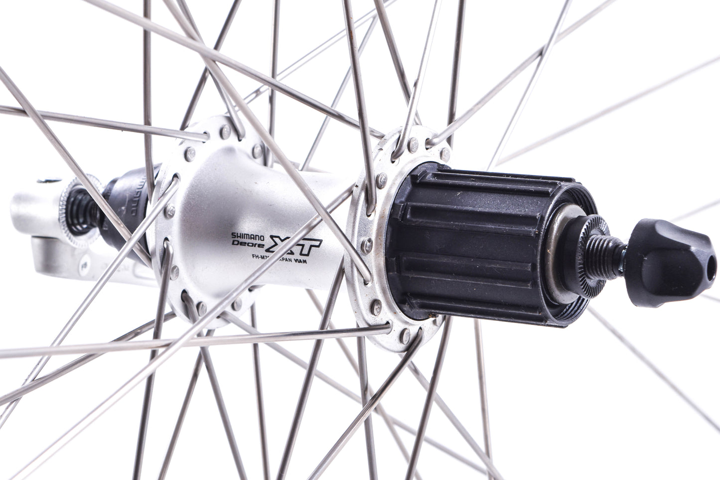 NEW Mavic A119 700C Rim Brake Wheelset w/ Shimano Deore XT Quick Release Hubs Silver 8/9/10s HG