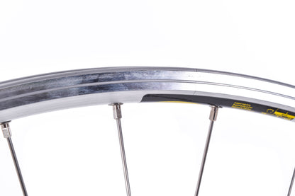 NEW Mavic A119 700C Rim Brake Wheelset w/ Shimano Deore XT Quick Release Hubs Silver 8/9/10s HG