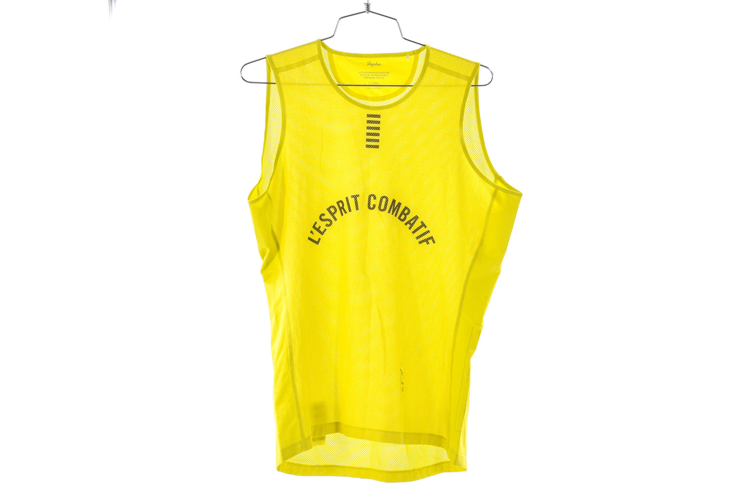 USED Rapha Hi-Viz Value Pack 3 XL Jerseys, 1 Base Layer, Yellow Backpack