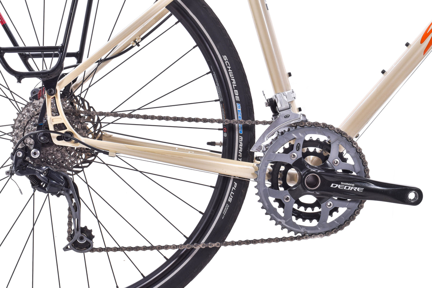 USED Salsa Marrakesh Steel Touring Bike Flat Bar Small Shimano Deore 3X9 Disc Brake