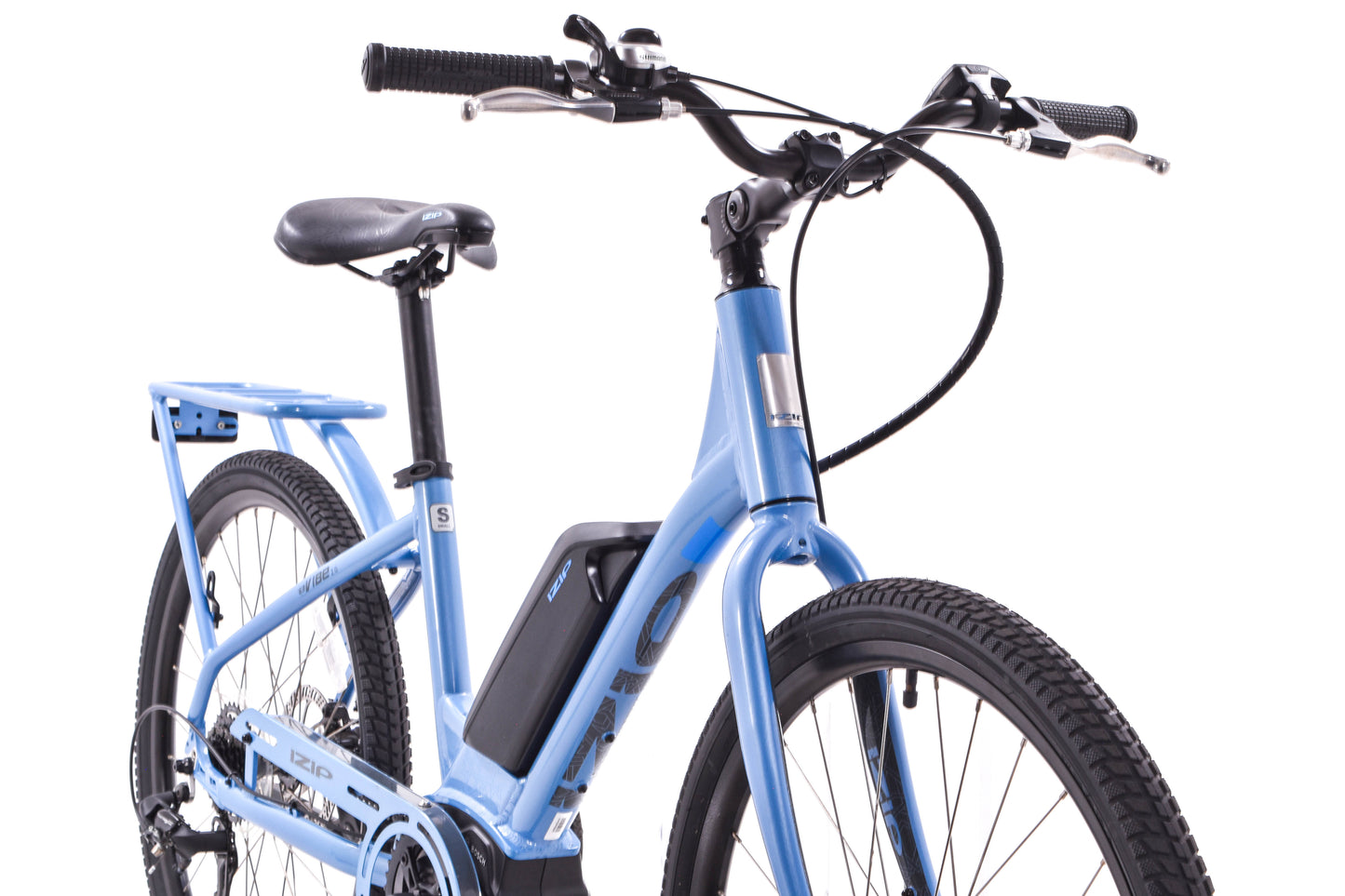 USED iZip eVibe 2.0 Class 1 e-bike Small Step Thru Blue Shimano 1x7 Speed Bosch Motor