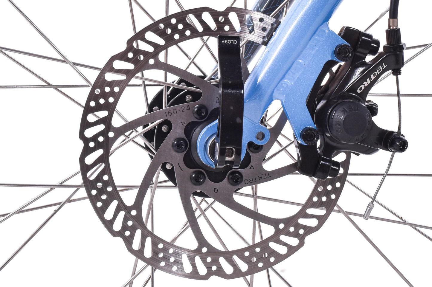 USED iZip eVibe 2.0 Class 1 e-bike Small Step Thru Blue Shimano 1x7 Speed Bosch Motor