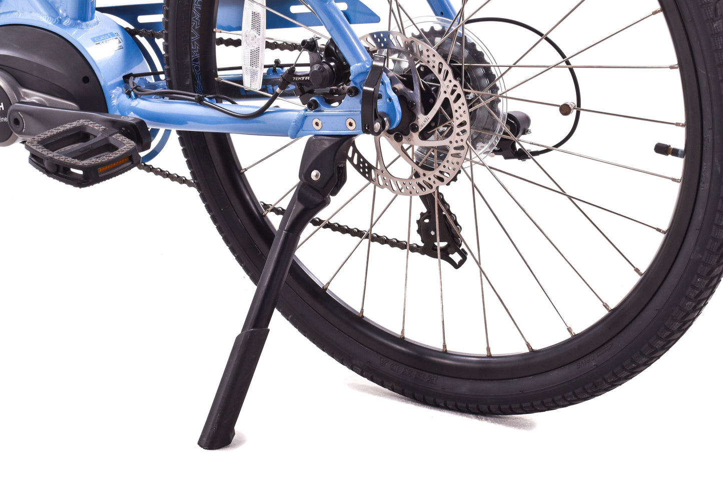 USED iZip eVibe 2.0 Class 1 e-bike Small Step Thru Blue Shimano 1x7 Speed Bosch Motor