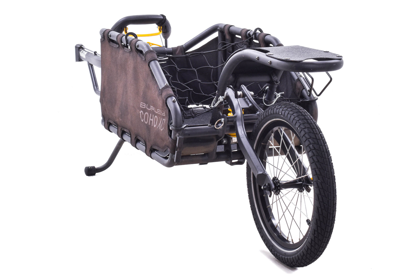 USED Burley Coho XC Single Wheel Cargo Bike Trailer w/ 16"+ Wheel Kit