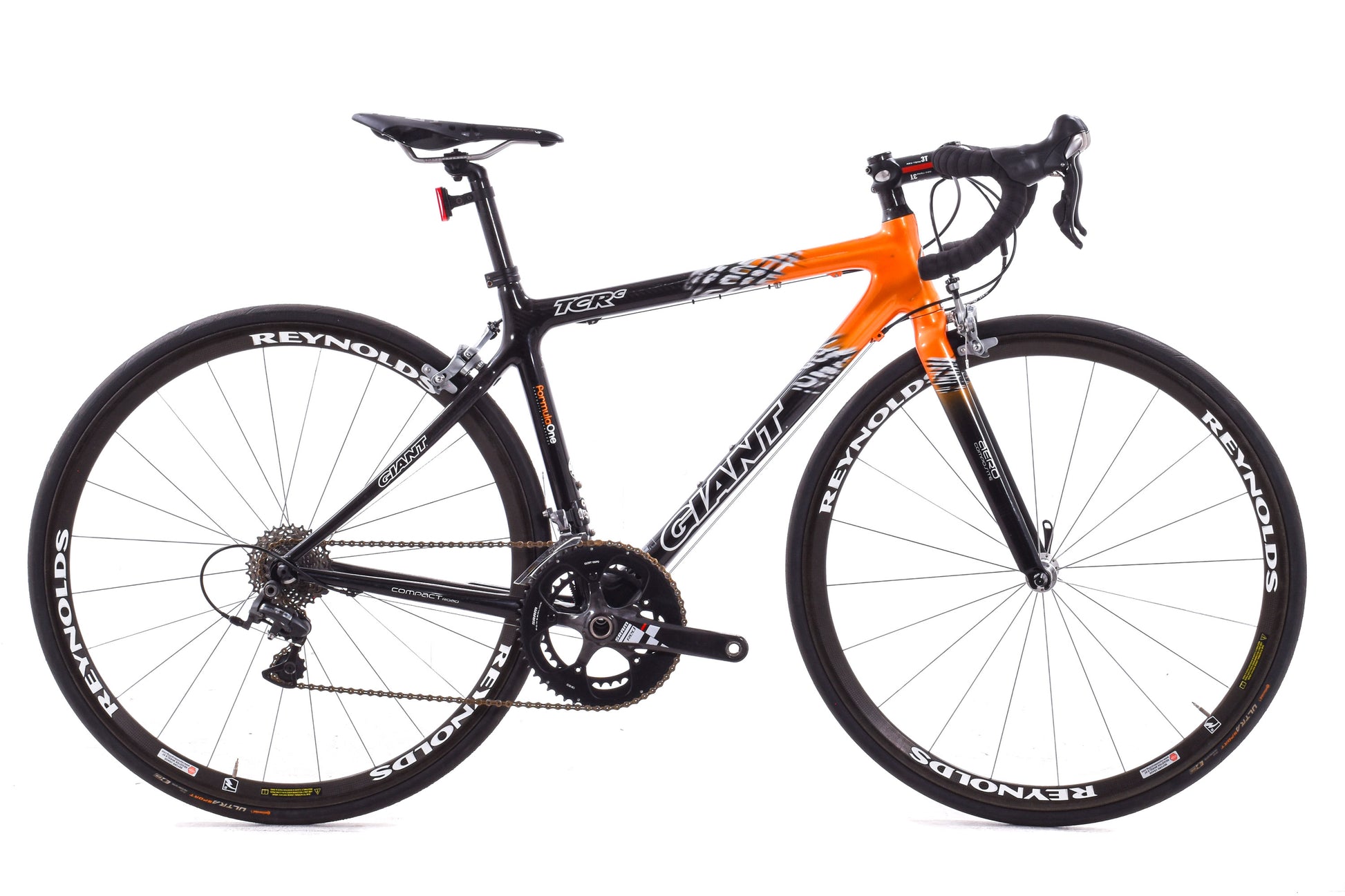 USED Giant TCR C Small Road Bike Shimano 2x10 speed w/ Carbon Wheels R