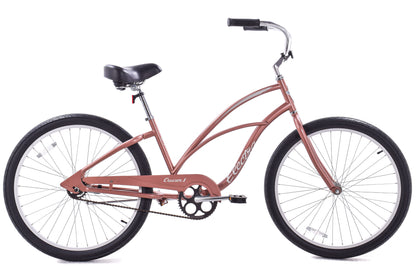 USED Electra Cruiser 1 Single Speed Beach Cruiser 26" Wheel Step Thru Rose Coaster Brake