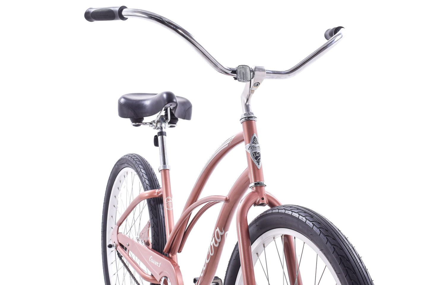 USED Electra Cruiser 1 Single Speed Beach Cruiser 26" Wheel Step Thru Rose Coaster Brake
