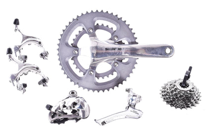 USED Shimano Ultegra 6600 Groupset 2x10 Rim Brake Silver Compact 50/34T (No Shifters)