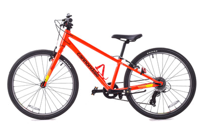 USED Cannondale Quick 24" Kid's Hybrid Bike Acid Red 1x7 speed