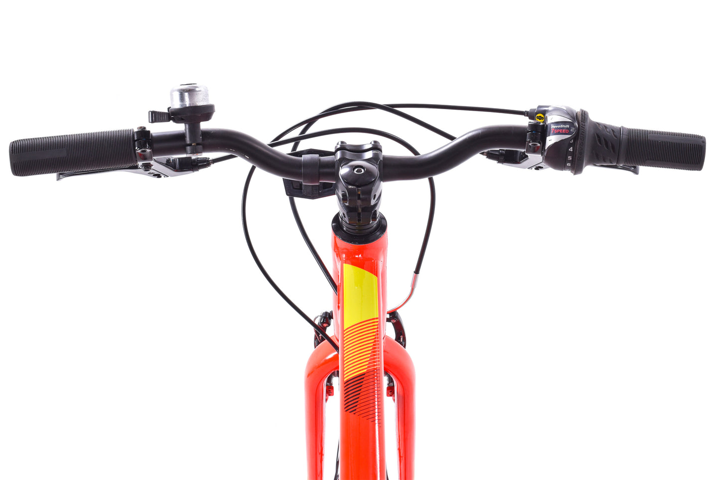 USED Cannondale Quick 24" Kid's Hybrid Bike Acid Red 1x7 speed