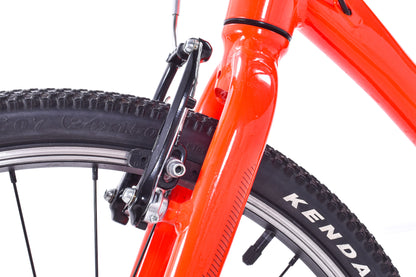 USED Cannondale Quick 24" Kid's Hybrid Bike Acid Red 1x7 speed