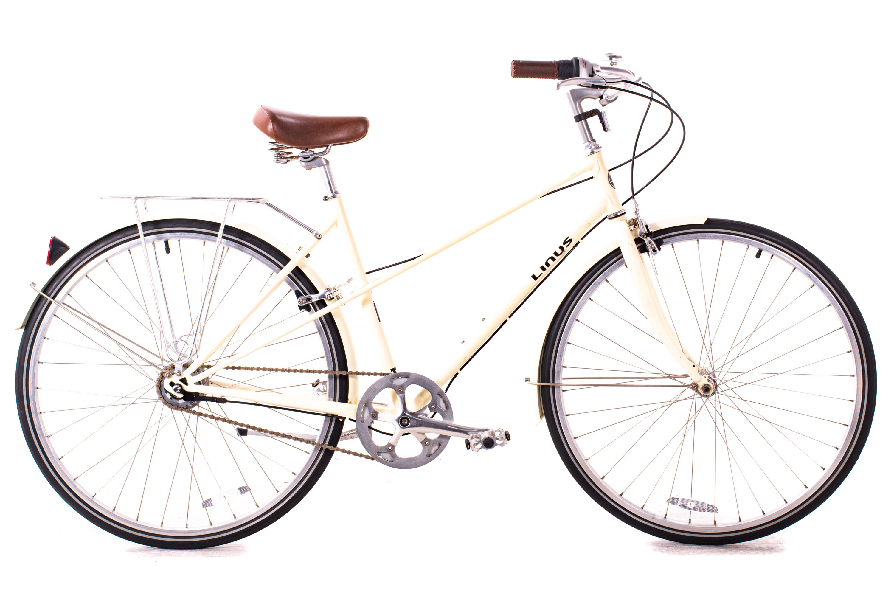 USED Linus Mixte 8i Small 8 Speed Internal Hub Gear Cruiser Bike Cream