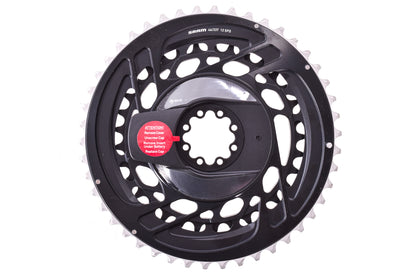 USED SRAM AXS 2USED SRAM Force AXS 2x Power Meter Chainring Kit 46/33T 2x12 Speed, 8 Bolt Direct Mountx Power Meter Chainring Kit 46/33T 2x12 Speed, 8 Bolt Direct Mount