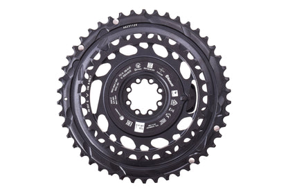 USED SRAM FORCE AXS 2x Power Meter Chainring Kit - 46/33T 2x12 Speed, 8 Bolt Direct Mount