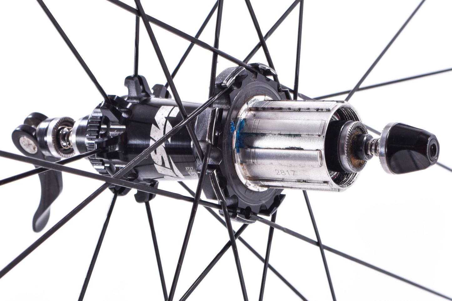 USED Vision Trimax 40 Carbon/Aluminum 700C Disc Wheelset Quick Release Center Lock