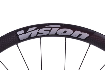 USED Vision Trimax 40 Carbon/Aluminum 700C Disc Wheelset Quick Release Center Lock