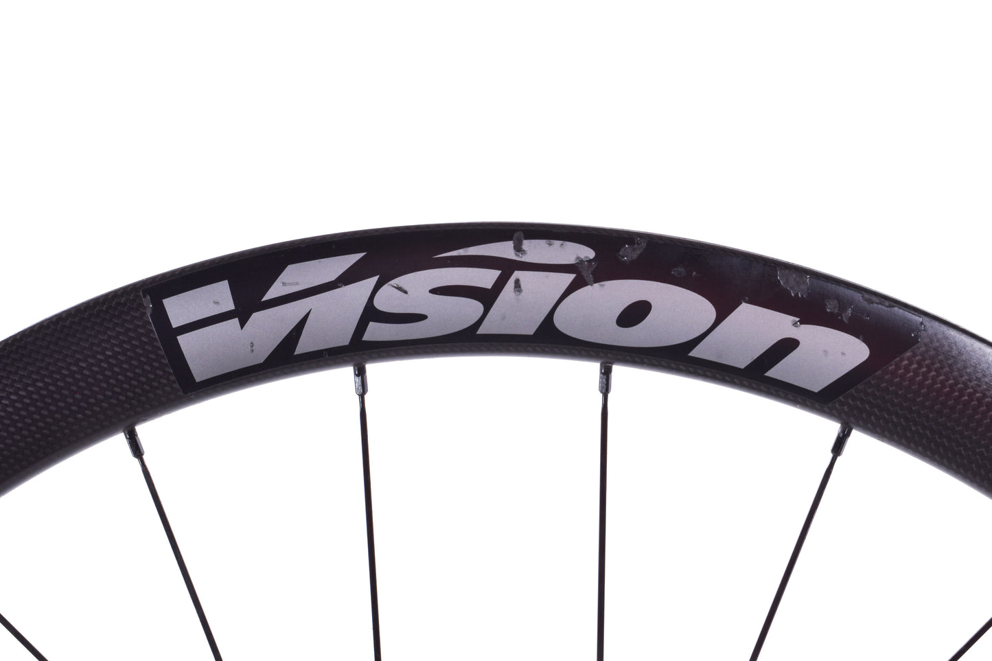 USED Vision Trimax 40 Carbon/Aluminum 700C Disc Wheelset Quick Release Center Lock