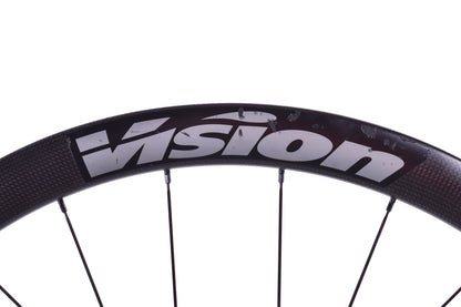 USED Vision Trimax 40 Carbon/Aluminum 700C Disc Wheelset Quick Release Center Lock