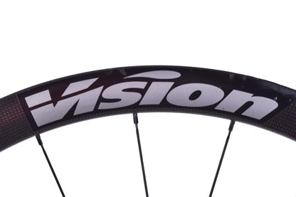 USED Vision Trimax 40 Carbon/Aluminum 700C Disc Wheelset Quick Release Center Lock