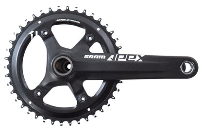 USED SRAM Apex 1x11 speed Mechanical Groupset w/ TRP Spyre-C Flat Mount Disc Brakes 175mm 42T Crank