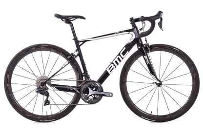 USED 2017 BMC Gran Fondo 02 51cm Road Bike Shimano Dura-Ace/Ultegra Di2 2x11 w/ Lun Carbon Wheels Rim Brake