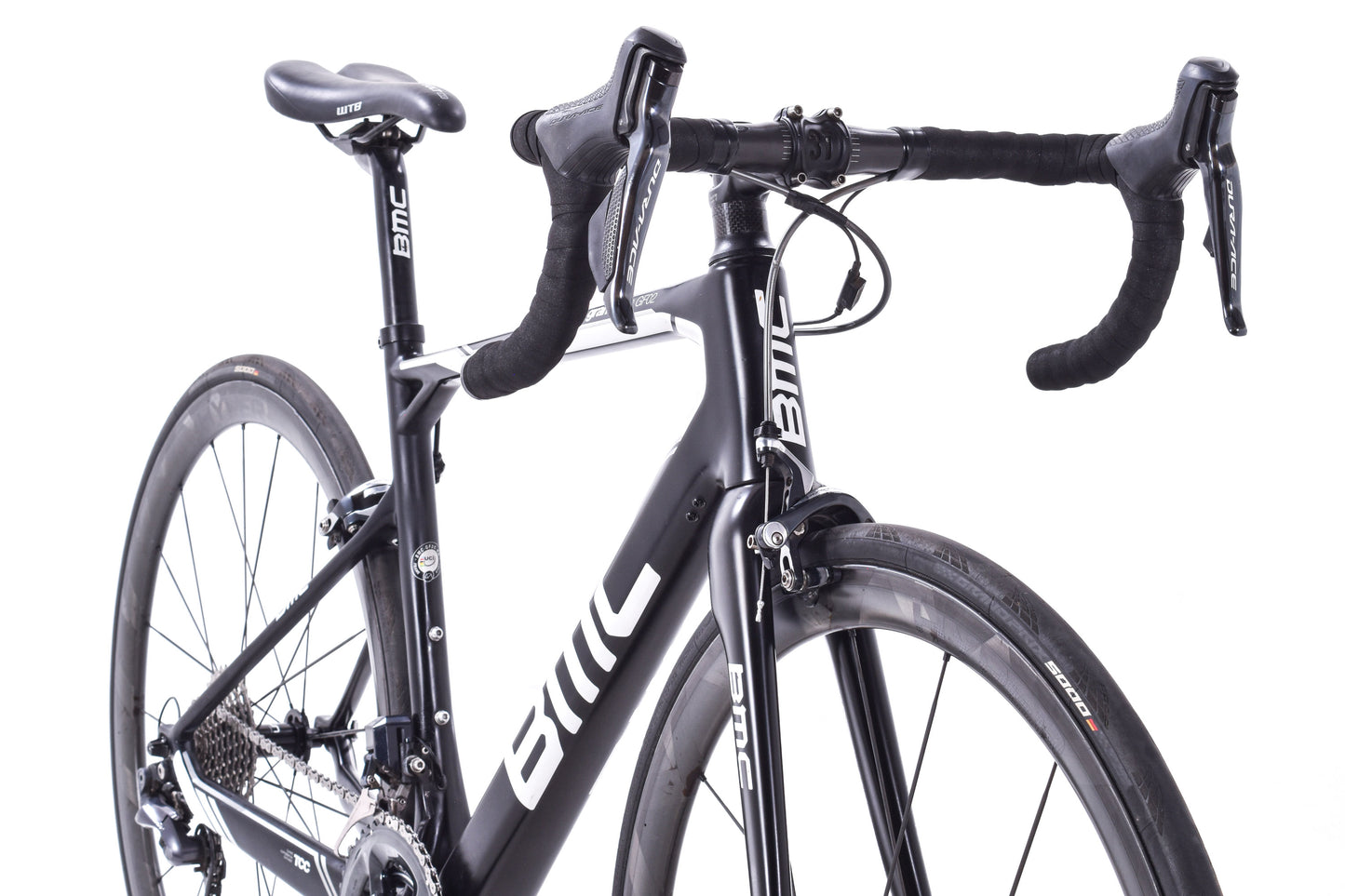 USED 2017 BMC Gran Fondo 02 51cm Road Bike Shimano Dura-Ace/Ultegra Di2 2x11 w/ Lun Carbon Wheels Rim Brake