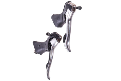 USED Shimano Dura-Ace 7800 2x10 speed Road Groupset Shifters, Derailleurs, Cassette Silver