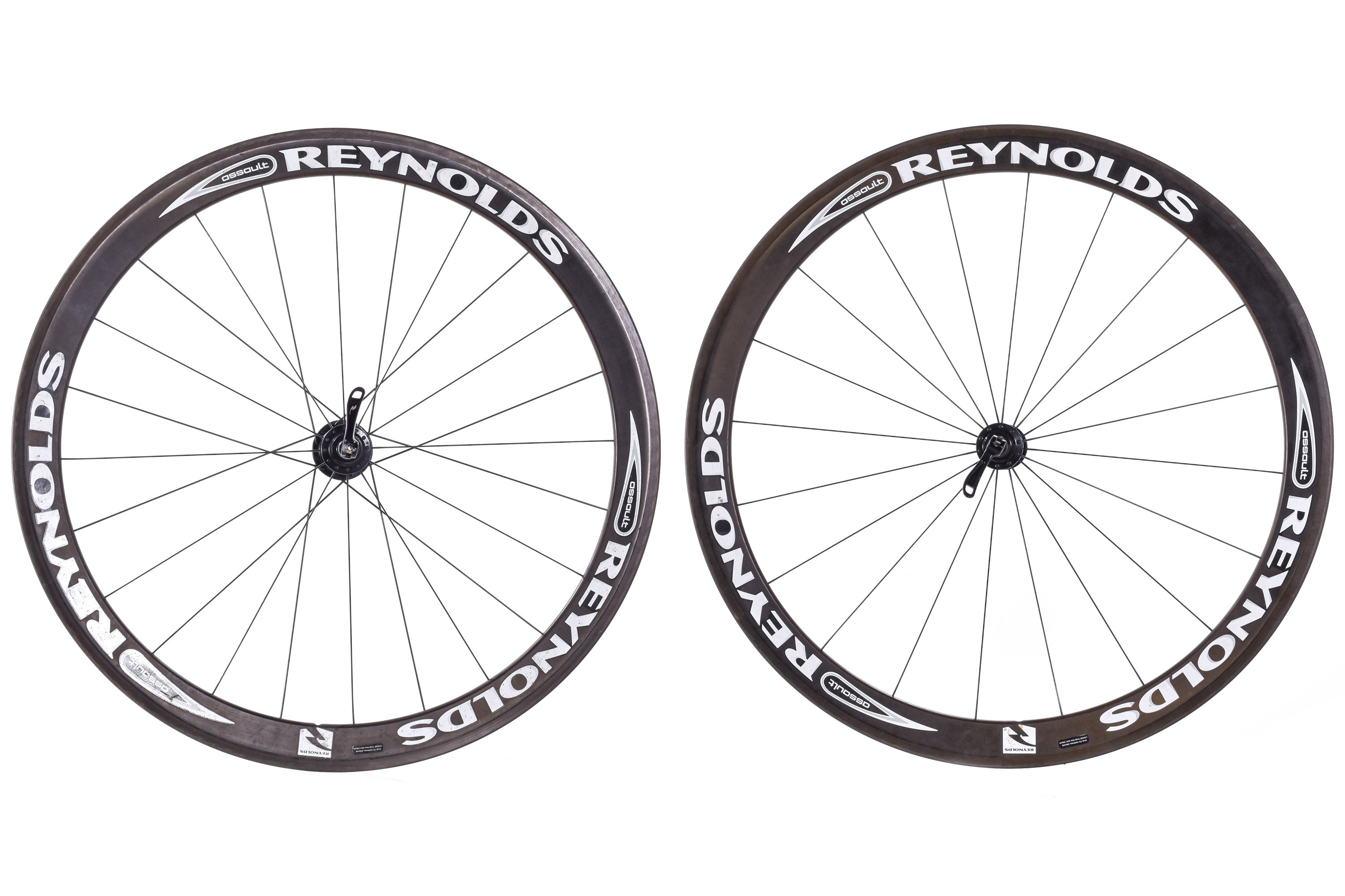 USED Reynolds Assault 700C Carbon Wheelset Rim Brake Shimano 11 Speed