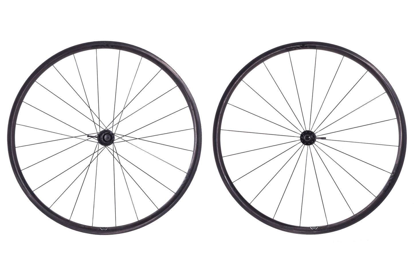 USED ENVE Classic 25 700C Carbon Tubular Road / TT Wheelset Rim Brake Shimano HG 11 Speed Quick Release DT Swiss Hubs