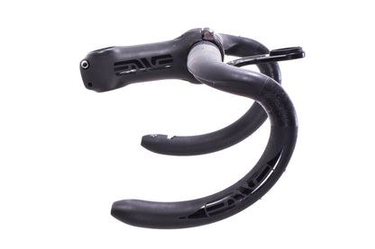 USED ENVE Carbon Drop Handlebar 31.8x420mm w/ 100mm Carbon Stem and K-Edge Computer Mount