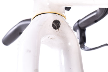 USED BH Aluminum/Carbon Medium Time Trial / Triathlon Frame w/ Cockpit Rim Brake White