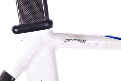 USED BH Aluminum/Carbon Medium Time Trial / Triathlon Frame w/ Cockpit Rim Brake White