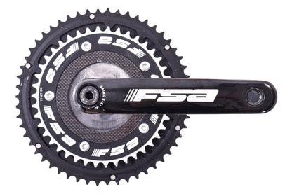 USED FSA Carbon Pro Aero TT Crankset 172.5mm 52/42T 130mm BCD 2x10 ISIS Drive