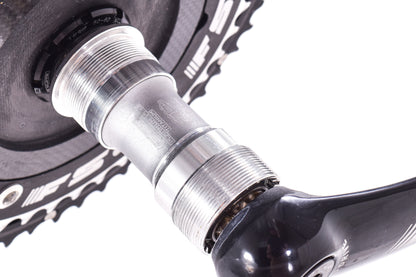 USED FSA Carbon Pro Aero TT Crankset 172.5mm 52/42T 130mm BCD 2x10 ISIS Drive