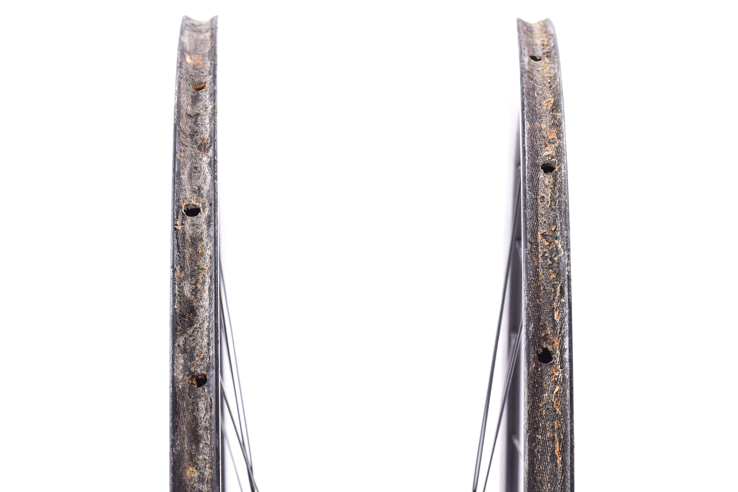 USED Planet X / Neuvation 700C Carbon Tubular Wheelset Rim Brake Shimano 8/9/10 Speed Quick Release