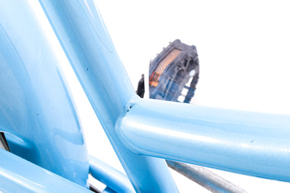 USED Micargi Pantera 7 Speed Step Thru Beach Cruiser Baby Blue w/ Fenders
