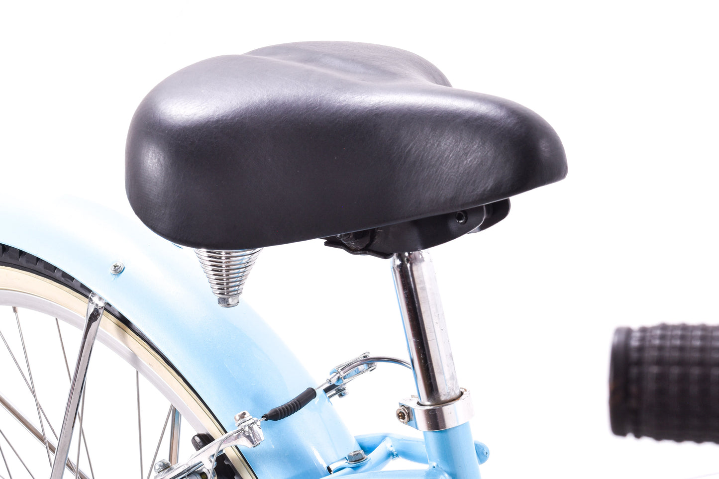 USED Micargi Pantera 7 Speed Step Thru Beach Cruiser Baby Blue w/ Fenders
