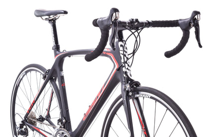 USED 2014 Giant TCR Composite 2 Large Carbon Road Bike Shimano 105 2x10 speed Black